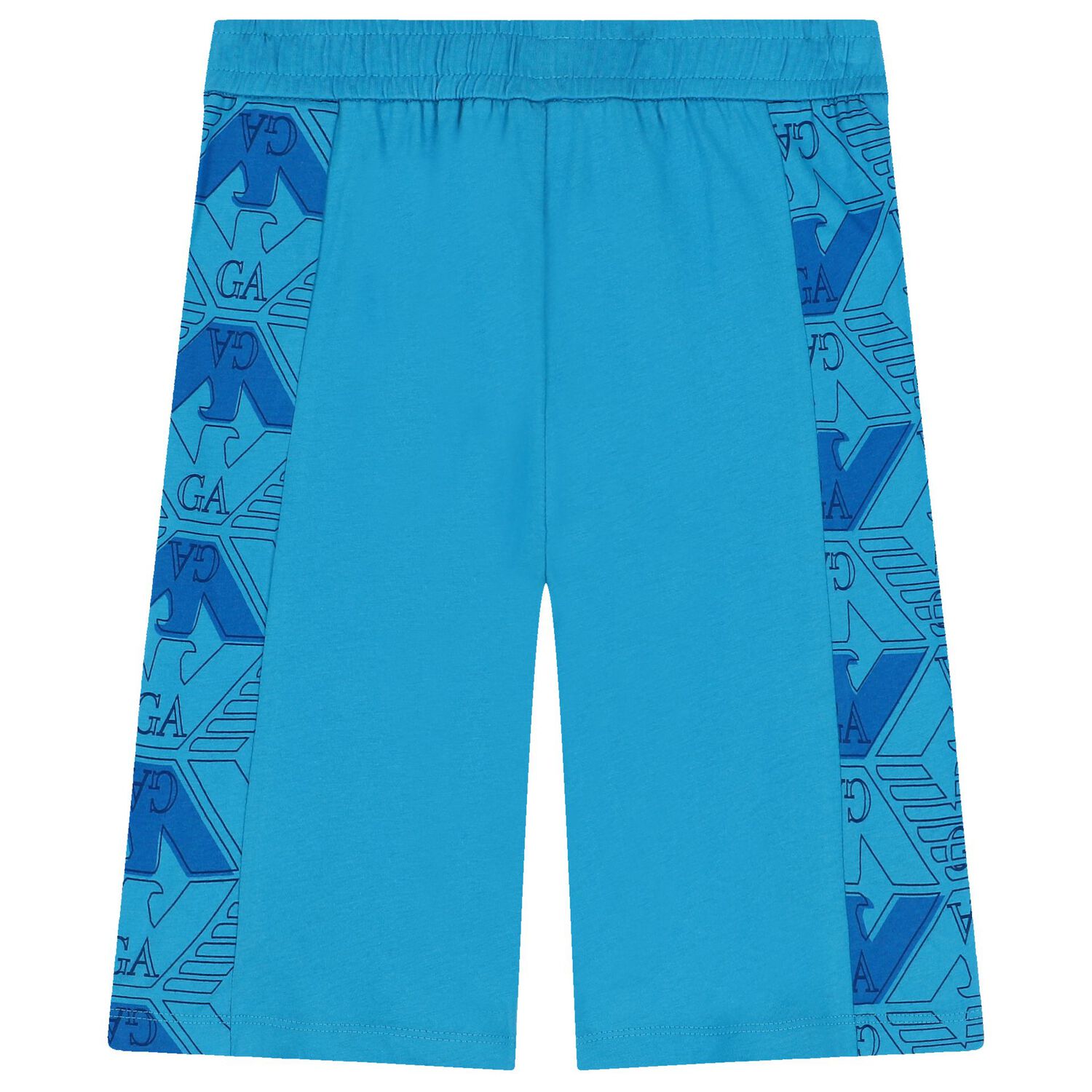 Boys Blue Logo Shorts Set, 2, hi-res