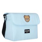 Blue Teddy Bear Baby Changing Bag, 3, hi-res