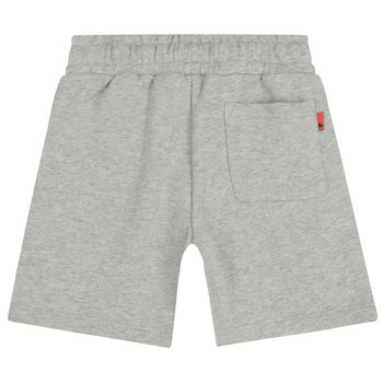 Boys Grey Logo Shorts