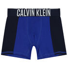 Boys Navy & Blue Boxer Shorts ( 2-Pack ), 1, hi-res