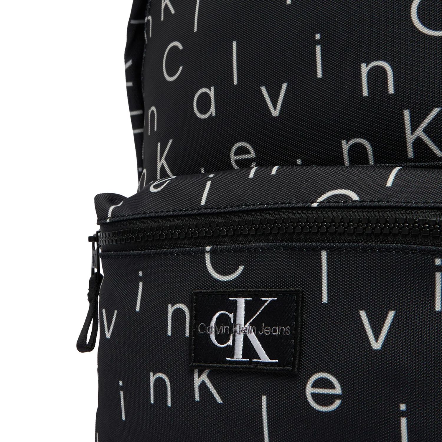 Black Logo Backpack, 1, hi-res
