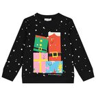 Girls Black Gifts Sweatshirt, 1, hi-res