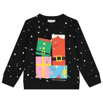 Girls Black Gifts Sweatshirt