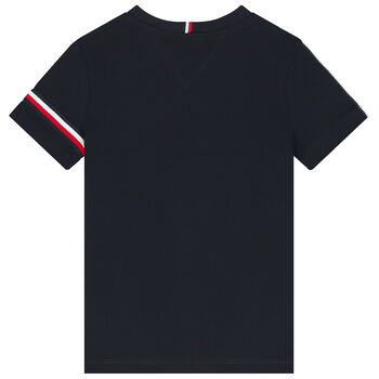 Boys Navy Logo T-Shirt	