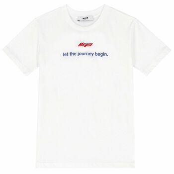 Boys White Logo T-Shirt