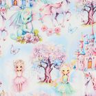 Girls Pink Unicorn Tulle Dress, 1, hi-res