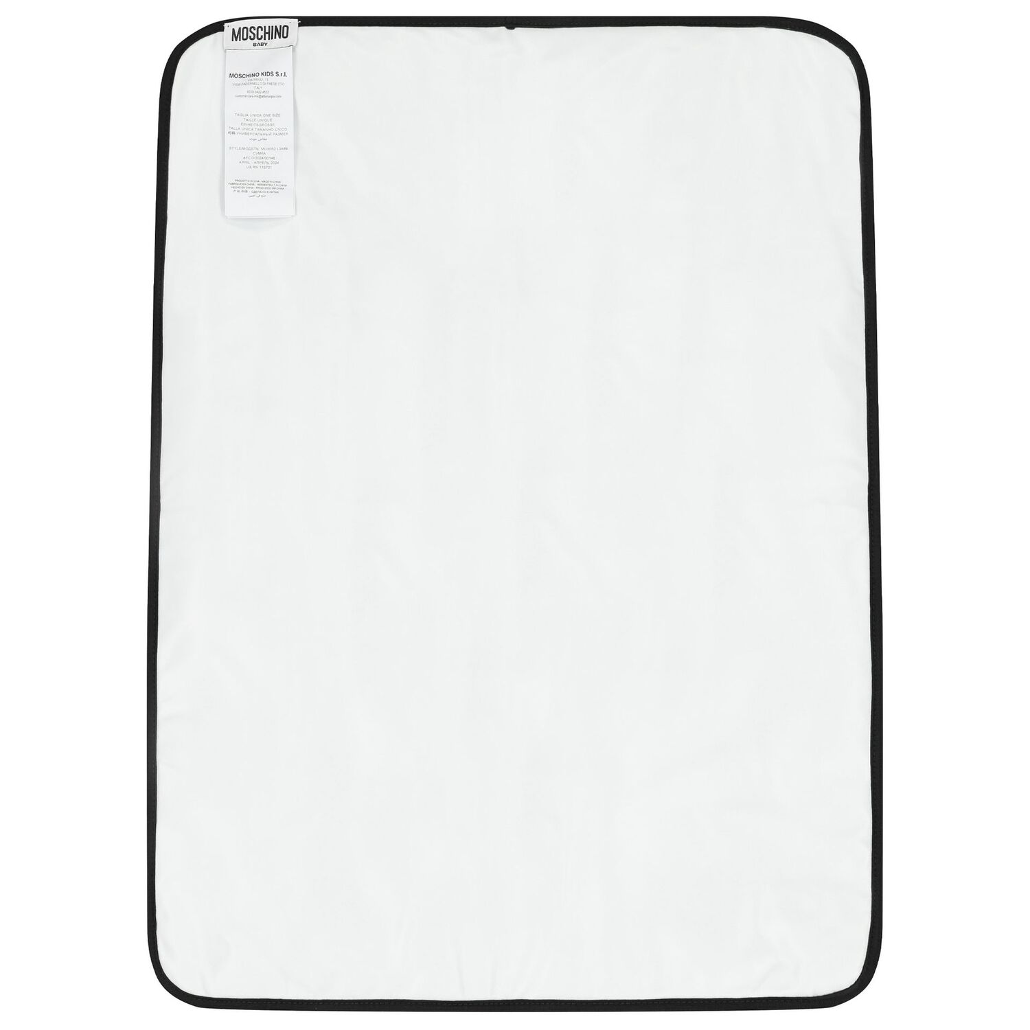 Black Teddy Bear Logo Baby Changing Bag, 2, hi-res image number null