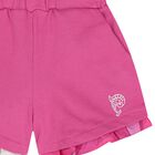 Girls Pink Ruffled Shorts, 1, hi-res
