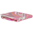 Girls Pink Marmo Baby Blanket, 1, hi-res