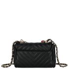 Girls Black Logo Handbag, 1, hi-res