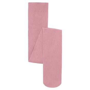 Girls Pink Knitted Tights