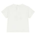 Younger Girls White Cherry T-Shirt, 2, hi-res