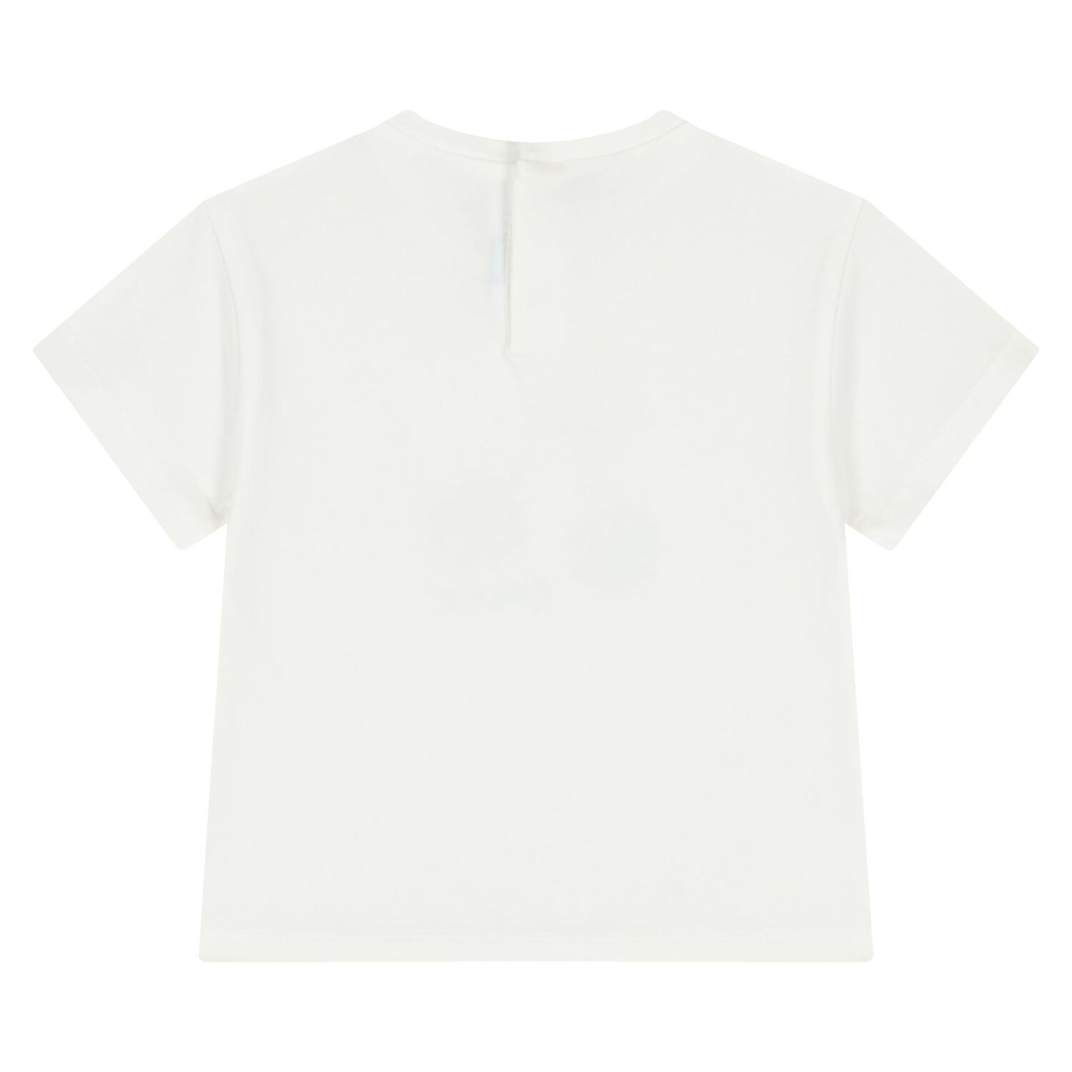Younger Girls White Cherry T-Shirt, 2, hi-res