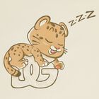 Beige & Ivory Leopard Logo Baby Blanket, 1, hi-res