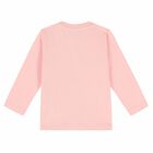 Pink Teddy Logo Long Sleeve Top, 2, hi-res