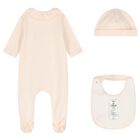Baby Girls Pink Babygrow Gift Set, 2, hi-res