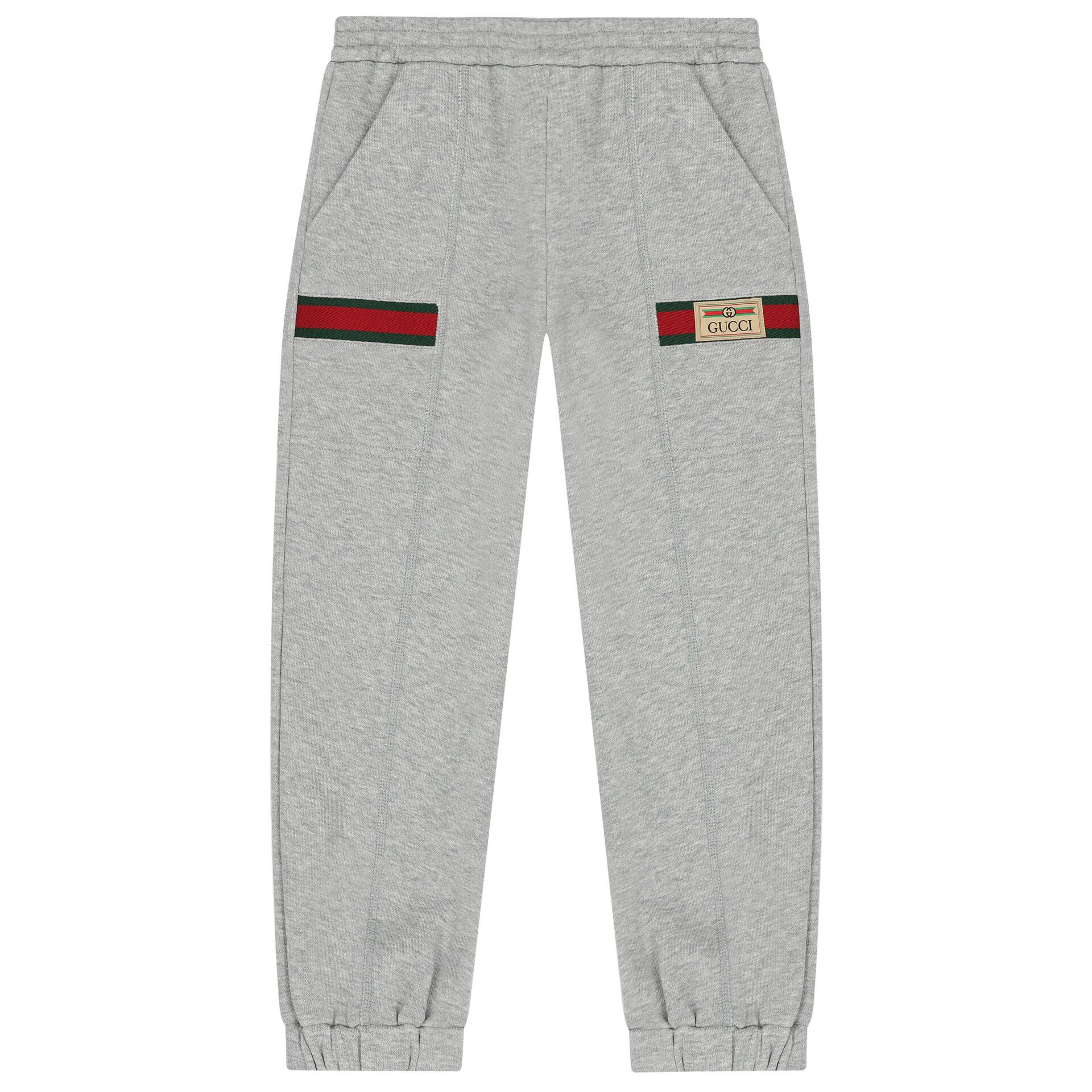Grey gucci sweatpants discount