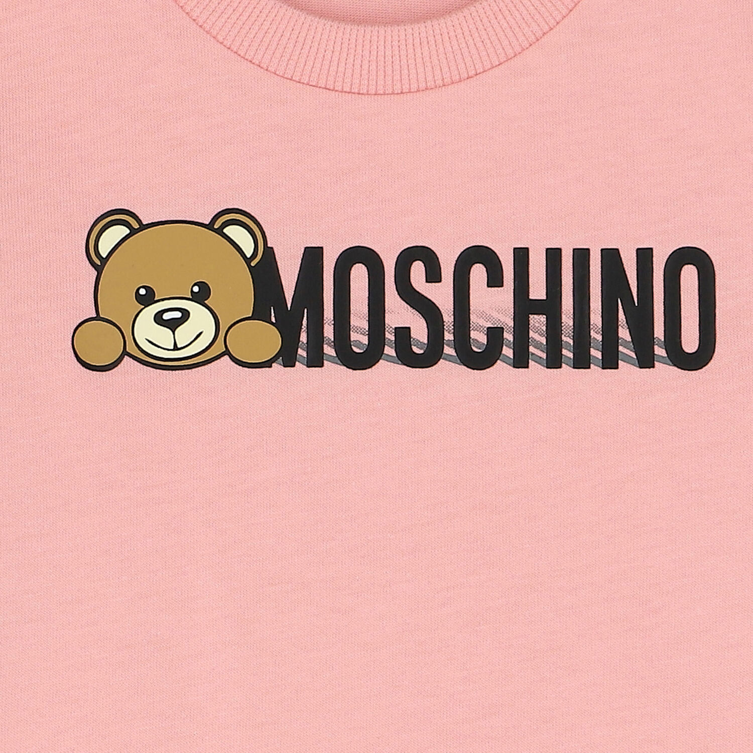 Pink Teddy Bear Logo Long Sleeve Top, 1, hi-res image number null