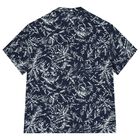 Boys Navy Blue Pine Tree Shirt, 1, hi-res
