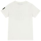 Boys Ivory Logo T-Shirt, 1, hi-res