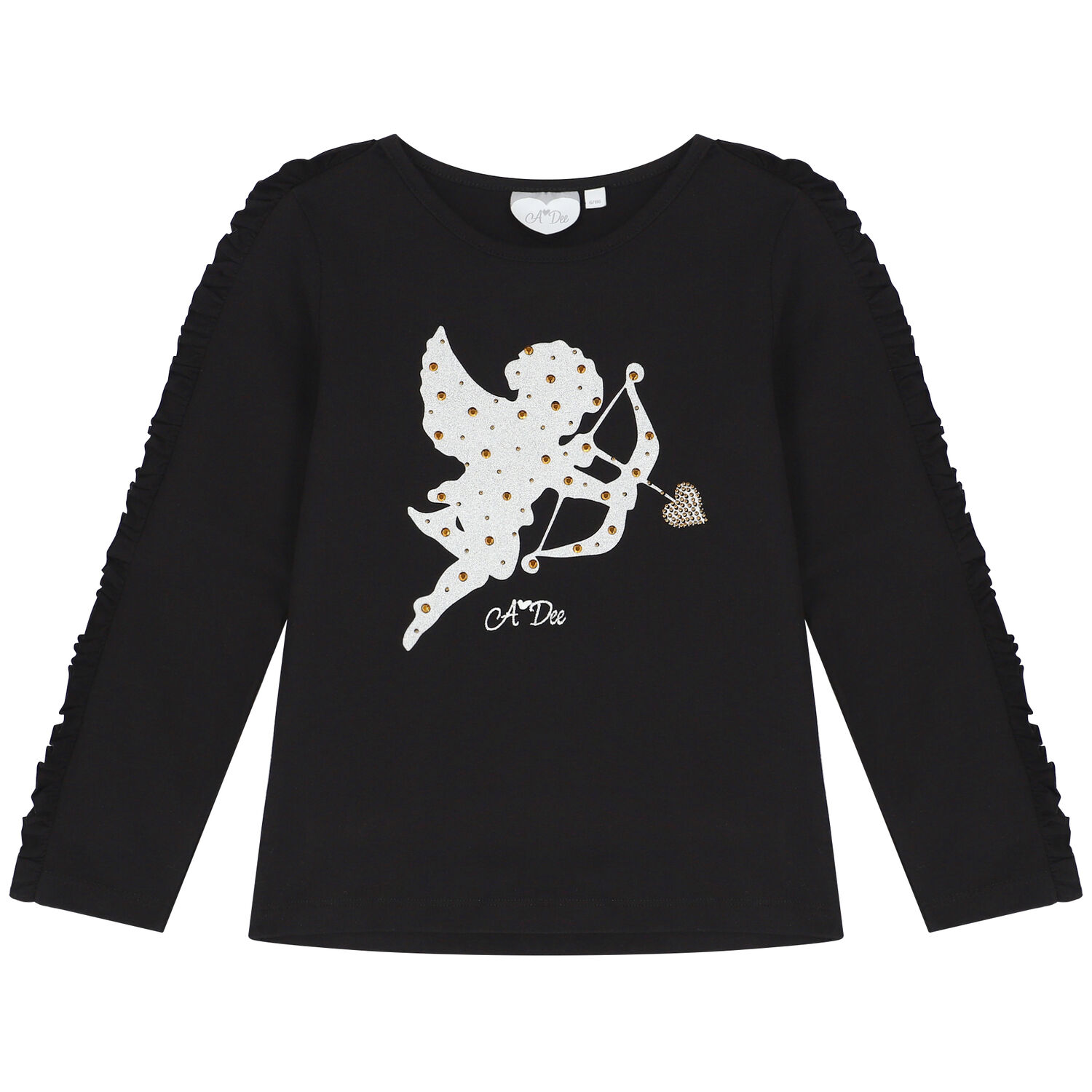 Girls Black Top, 1, hi-res image number null