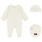 Ivory & Gold Babygrow Gift Set , 1, hi-res