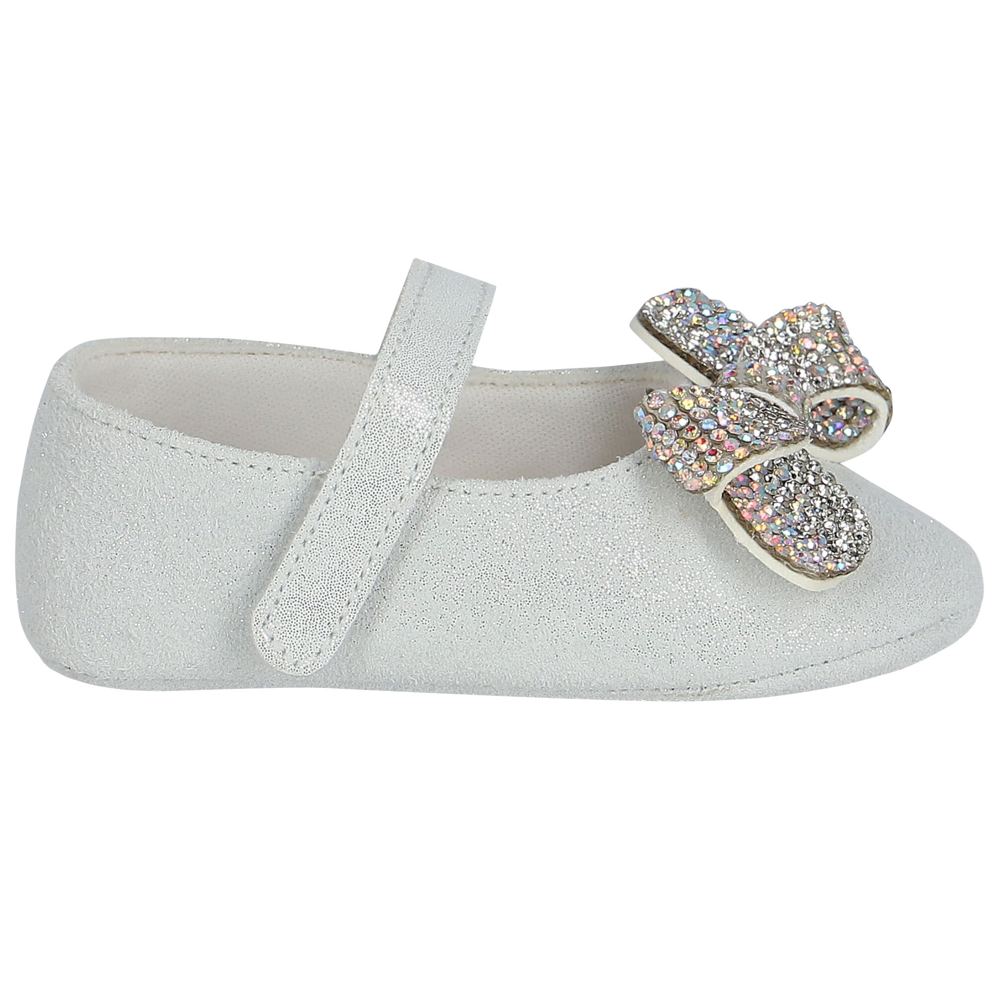 Silver sparkly baby sales shoes