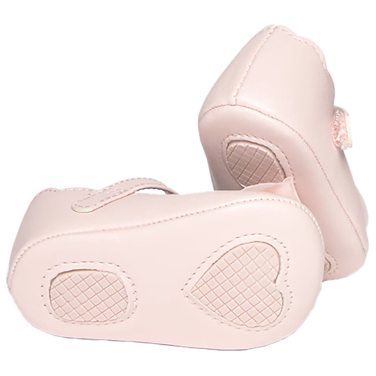 Baby Girls Pink Flower Pre Walker Shoes, 3, hi-res image number null