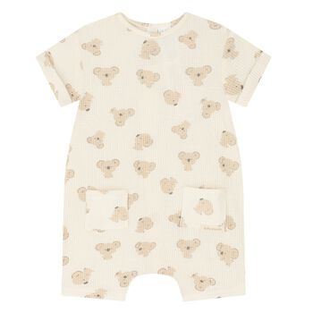 Baby Boys Beige Koala Romper