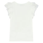 Girls Ivory Floral T-Shirt, 1, hi-res