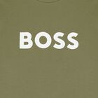 Boys Green Logo T-Shirt, 6, hi-res