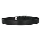 Boys Black Logo Leather Belt, 1, hi-res