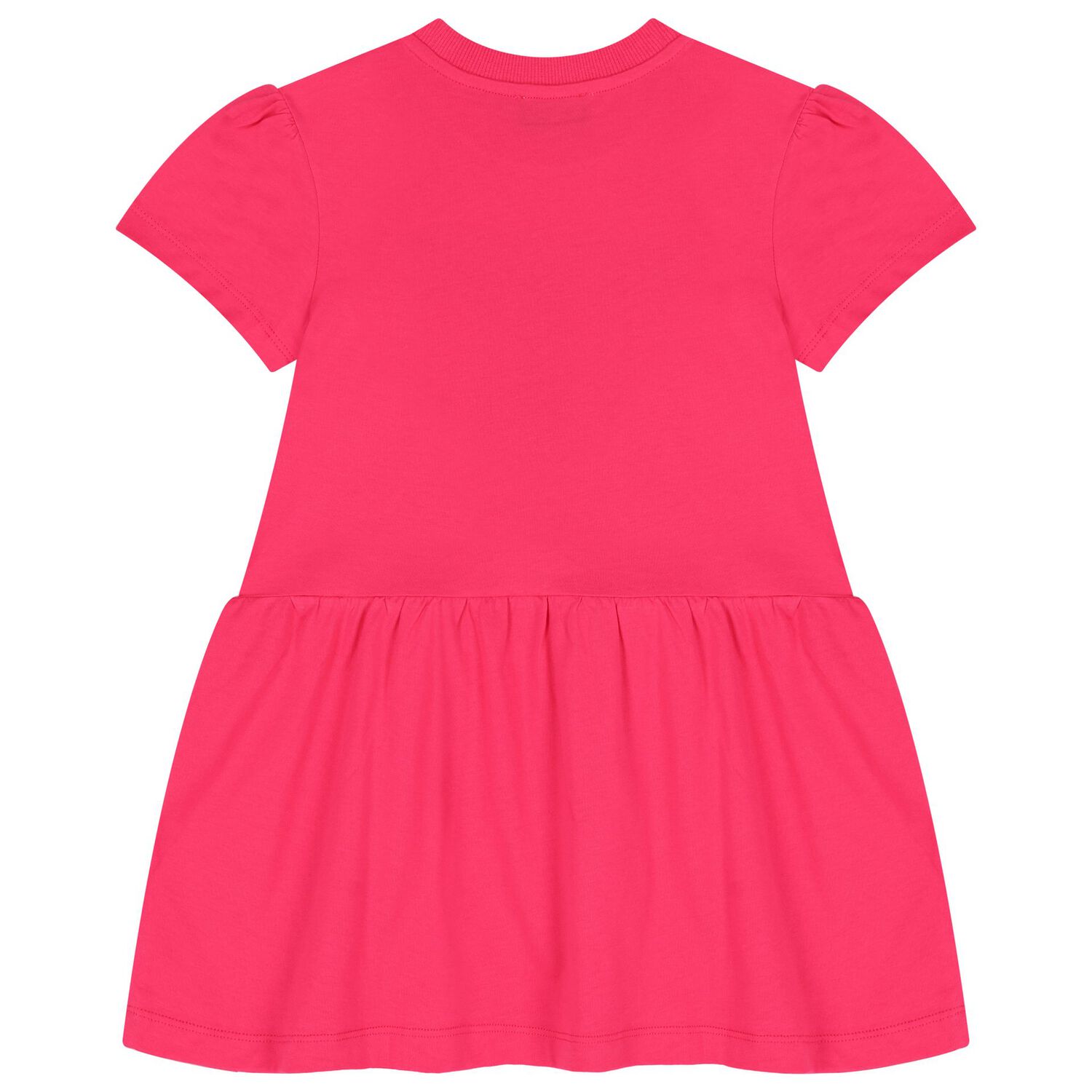 فستان باللون الوردي بشعار الدبد تيدى للبنات, 3, hi-res