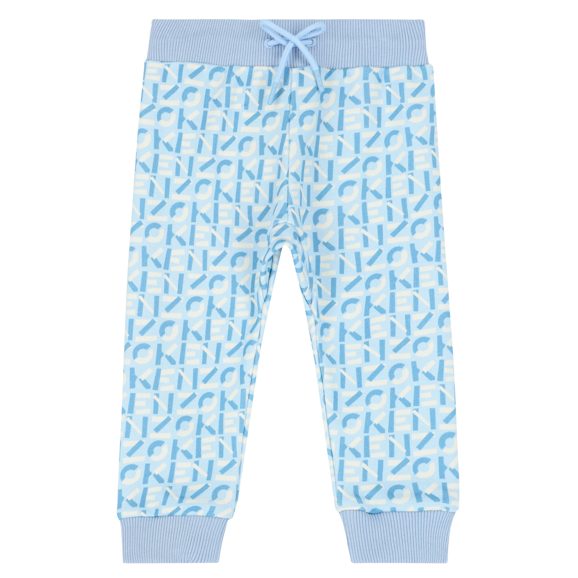 KENZO KIDS Younger Boys Blue Logo Joggers Junior Couture UAE