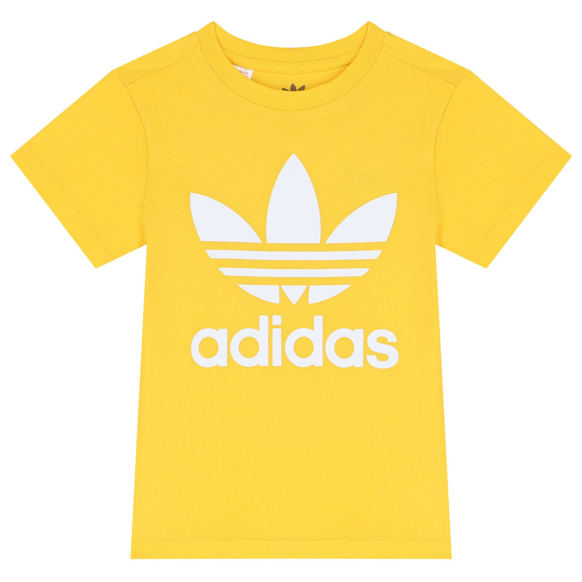 Yellow and white adidas shirt hot sale