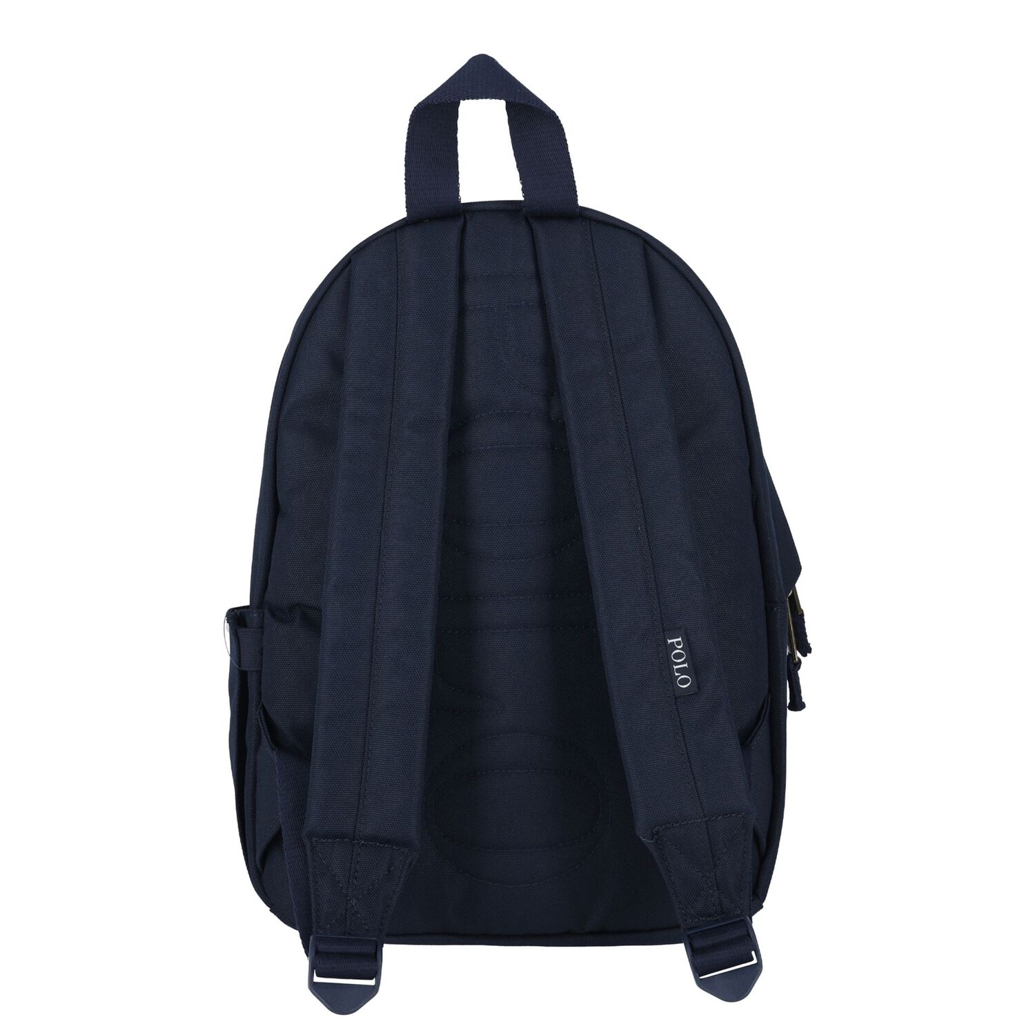 Boys Navy Blue Canvas Polo Bear Backpack ( 40cm ), 1, hi-res