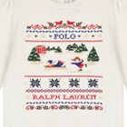 بدلة رياضية بشعار  باللون العاجي للأطفال , 1, hi-res