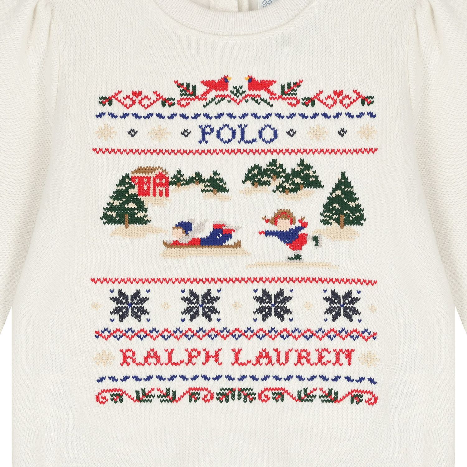 بدلة رياضية بشعار  باللون العاجي للأطفال , 1, hi-res image number null