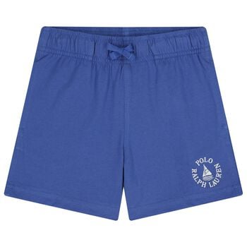 Boys Blue Logo Shorts