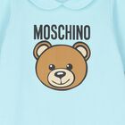 Blue Teddy Bear Logo Babygrow Gift Set, 4, hi-res