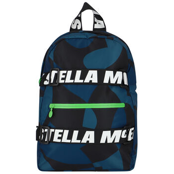 Boys Navy & Black Logo Backpack
