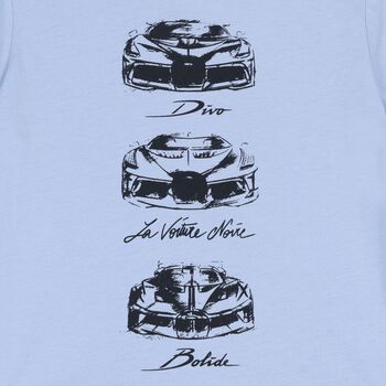 Younger Boys Blue Logo T-Shirt