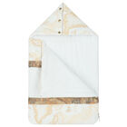 مدس بالشعار بطبعة خريطة باللون الأبيض والبيج , 1, hi-res