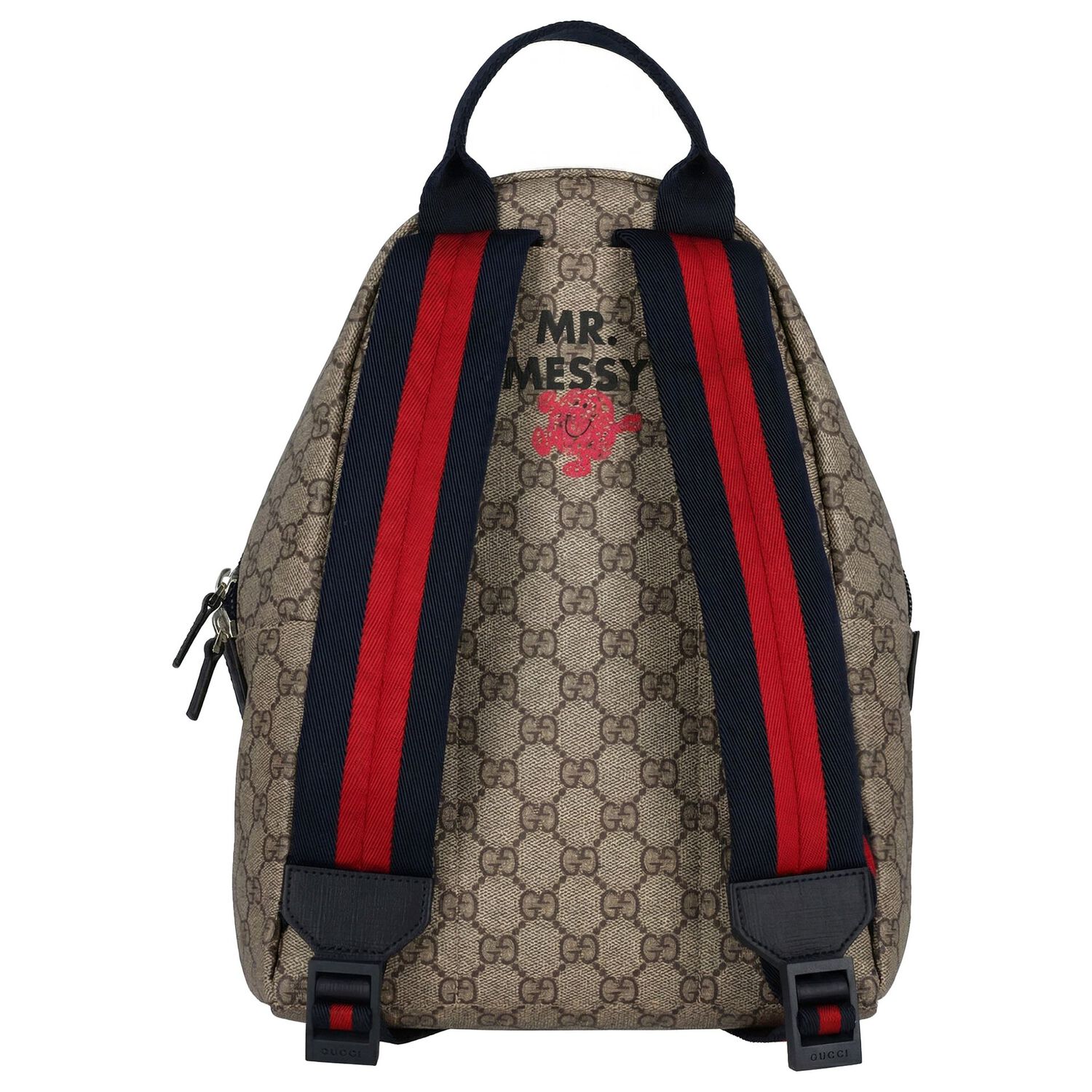 Girls Brown GG Supreme Backpack, 1, hi-res