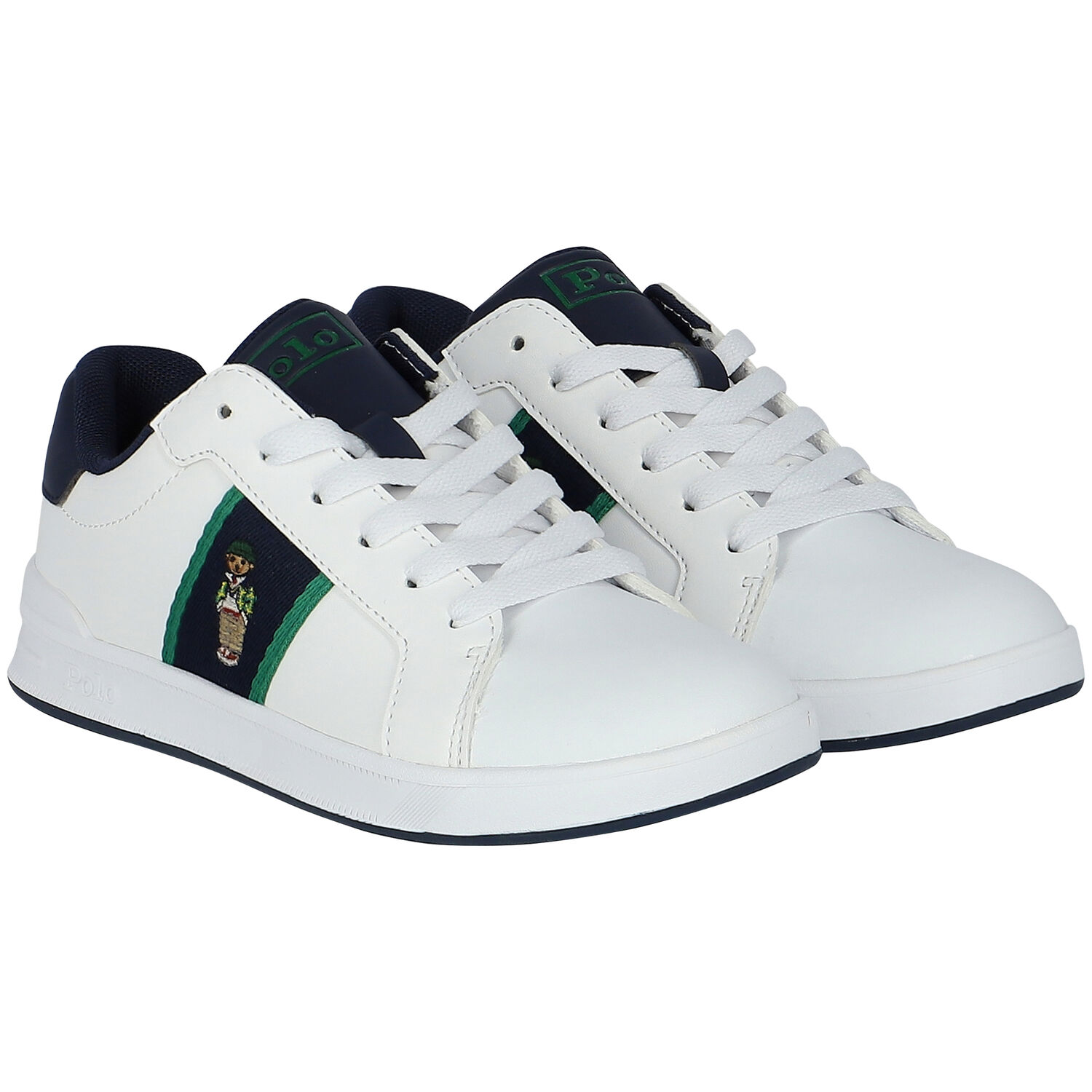 حذاء أولاد بولو باللون الأبيض, 1, hi-res