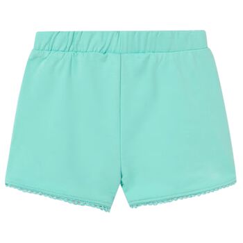 Younger Girls Aqua Shorts