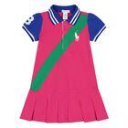 Baby Girls Pink & Green Logo Dress Set, 1, hi-res