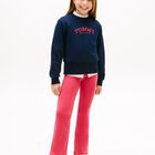 Girls Pink Logo Leggings, 2, hi-res