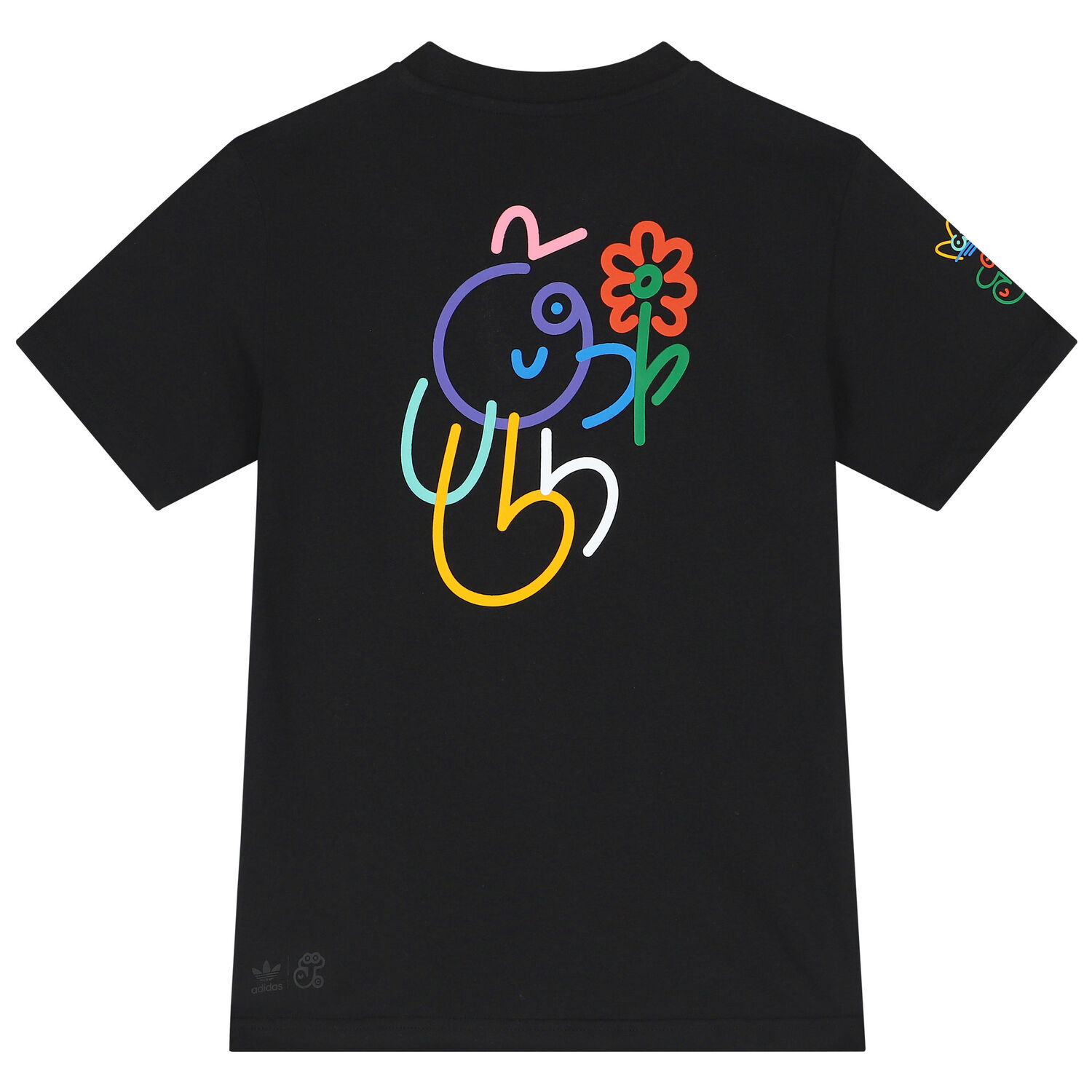 تيشيرت بالشعار باللون الاسود, 1, hi-res image number null