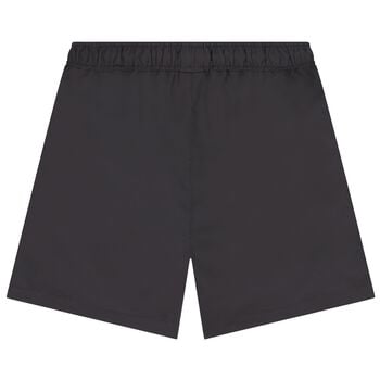 Boys Black Logo Swim Shorts
